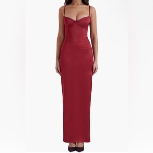 House of CB Stefania Underwire Corset Bodice Satin Gown
